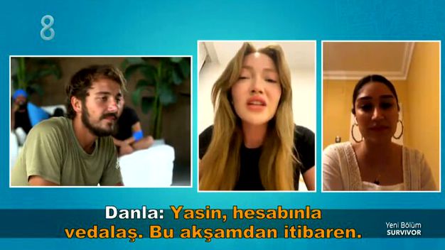 Danla Biliç ile Survivor Yasin birbirine girdi!