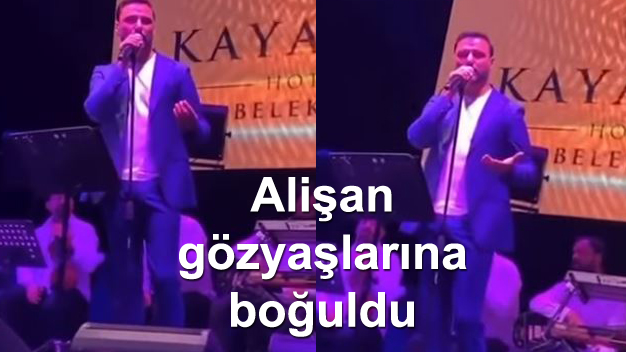 Kardeşinin vefatından sonra ilk kez sahneye çıkan Alişan hüngür hüngür ağladı